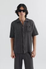 Axel Arigato Sonic ニットシャツ Volcanic Ash