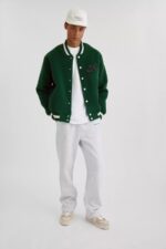 アクセル アリガト カレッジ グリーン オフコート ボンバー - 画像 (3)