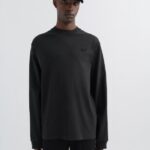 アクセル アリガト ステープル ロングスリーブ Tシャツ ブラック