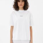 アクセル アリガト ホワイト フォーカス Tシャツ
