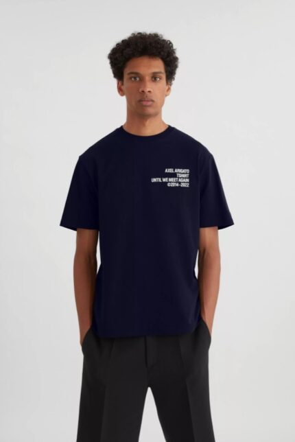 エスケープアクセル Tシャツ 紺 Axel Arigato