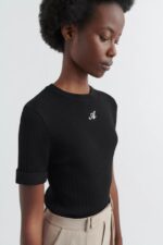 オナー ニット Tシャツ アクセル アリガト ブラック - 画像 (3)