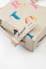 キュービック モノグラム レザーポーチ アクセル アリガト ペールベージュ - 画像 (5)