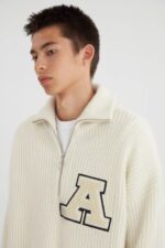 チーム ハーフジップ セーター アクセル アリガト エクリュ - 画像 (3)