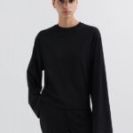 地元の長袖Tシャツ 黒アクセル ありがとう