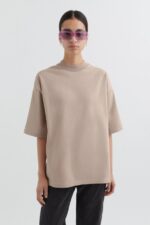 Formula オーバーサイズ Tシャツ ライトトープ アクセル アリガト